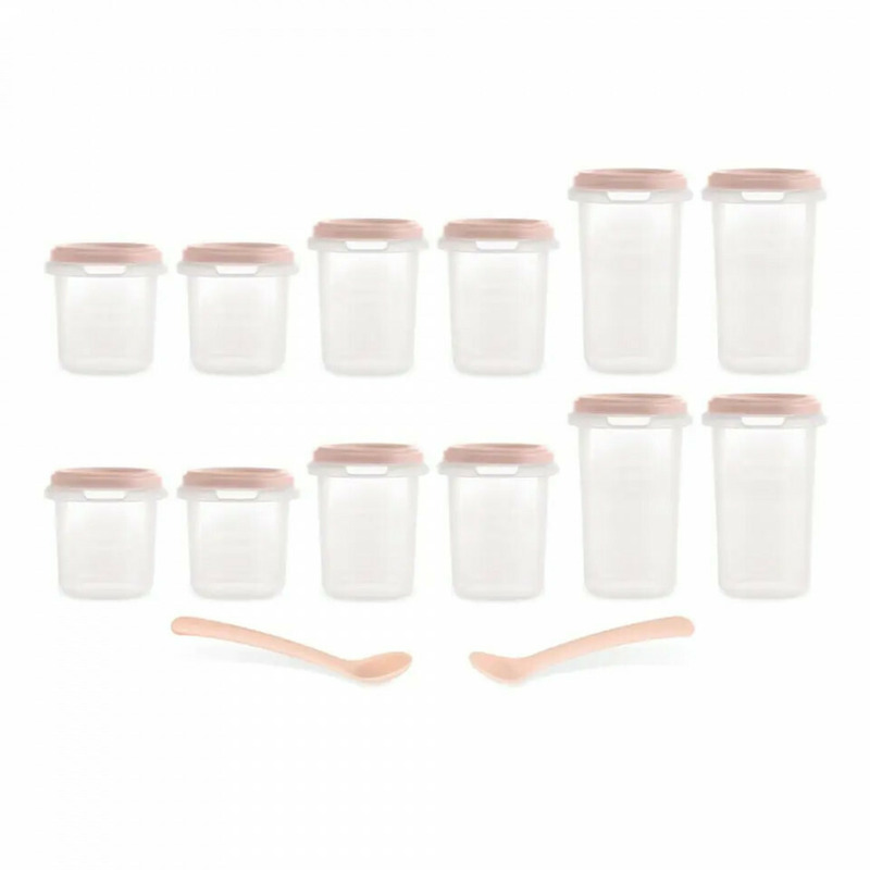 Set 12 recipiente gradate 200 ml,250 ml,330 ml ermetice dolce candy