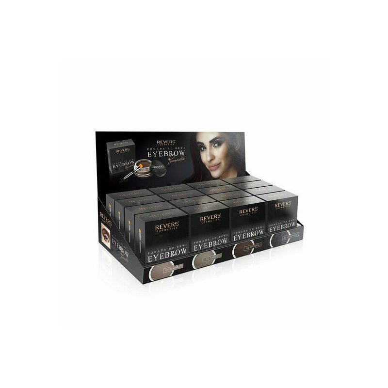 Revers - set 16 bucati pomada pentru sprancene , cu ulei de argan, set mixt 16 buc cu testere