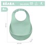 Beaba - Set 2 Bavete silicon  Light Mist/Sage Green - 3
