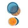 Oxo Tot - Set recipiente Alimentare cu capac 2 boluri, 200 ml, 360 ml, Navy - 2
