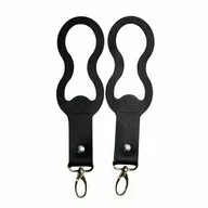 Set 2 clesti din silicon pentru carucior, Petite&Mars, Universali, Negru