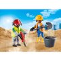 Playmobil - Set 2 Figurine Muncitori In Constructii - 1