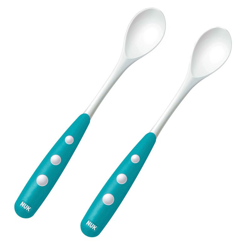 Nuk - nuk - set 2 lingurite bleu