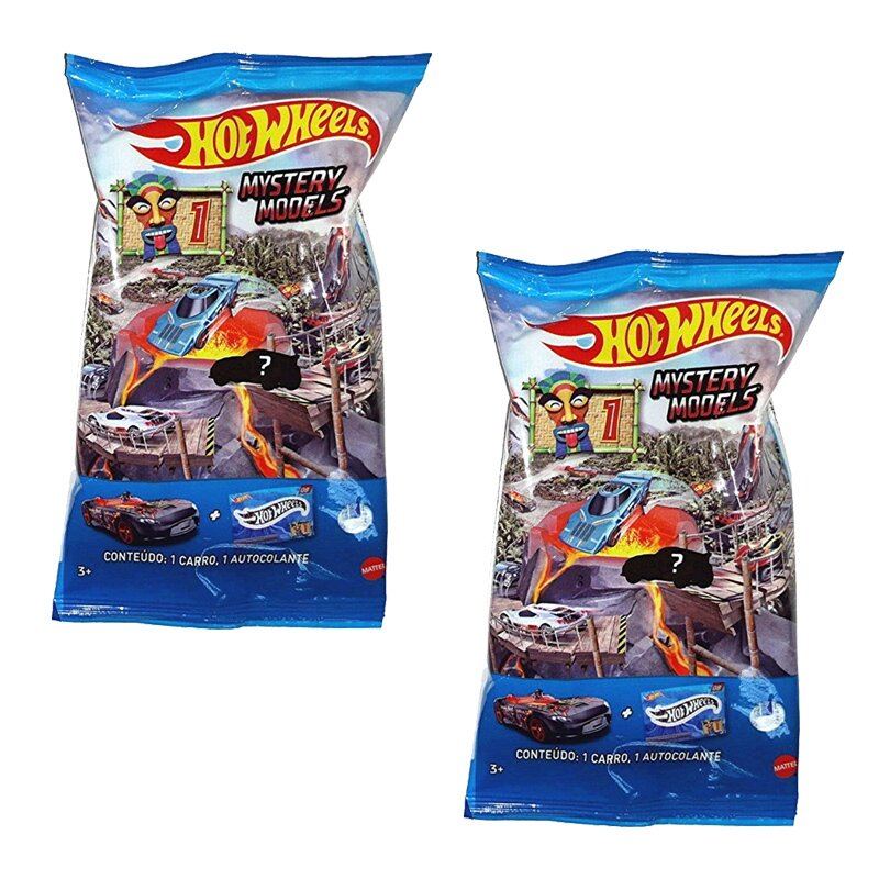 Play by play - Set 2 mini-masinute surpriza die-cast, Hot Wheels