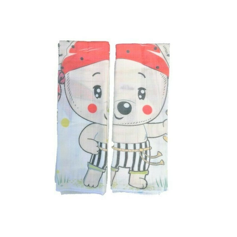 Set 2 museline din bumbac 70x55 cm Pirate SeviBebe