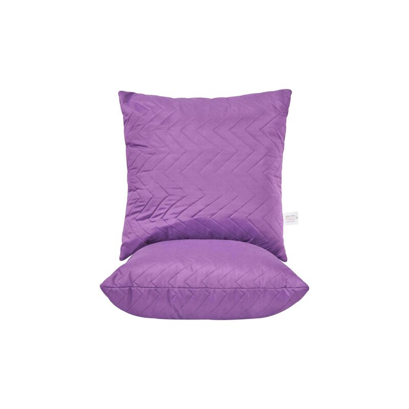 Somnart - Set 2 Perne matlasate US, microfibra Purple Magic, 70x70 cm