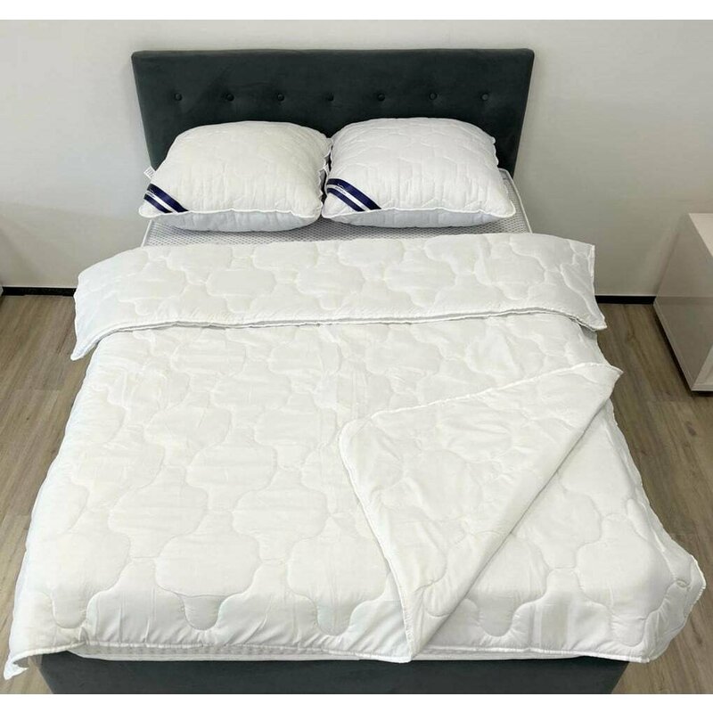 Somnart - set 2 pilote 4 anotimpuri confort (200+300g) 140x200, microfibra, lavabile la 60 de grade