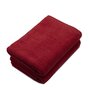 Somnart - Set 2 prosoape de corp bumbac 100%, 600gsm, , 70x140cm, rosu - 1