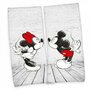 Herding - Set , Mickey si Minnie , 2 prosoape din Bumbac, 180x80 cm - 1