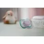 Set 2 suzete bebelusi, Philips Avent, Ultra Air, Ortodontice, Ventilate, Senzatie naturala, Fara BPA, 0- 6 luni, Violet/Verde - 4