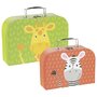 Goki - Set 2 valize pentru copii - Joc de rol - Model Girafa si Zebra - 1