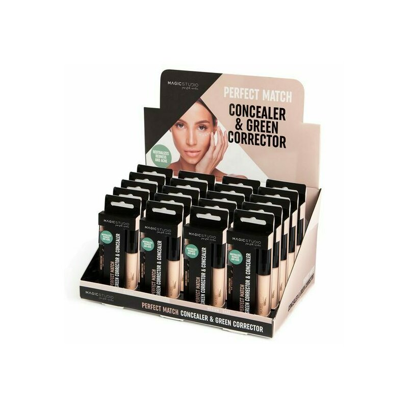 Set 24 bucati perfect match, anticearcan lichid 4 g si corector anti-acneic 2 g, magic studio