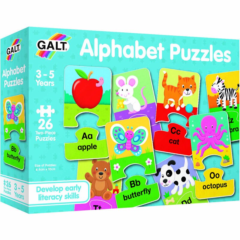 Galt - Set 26 de puzzle-uri Alfabet (2 piese)