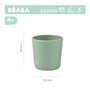 Beaba - Set 3 pahare silicon  Sage Green - 3