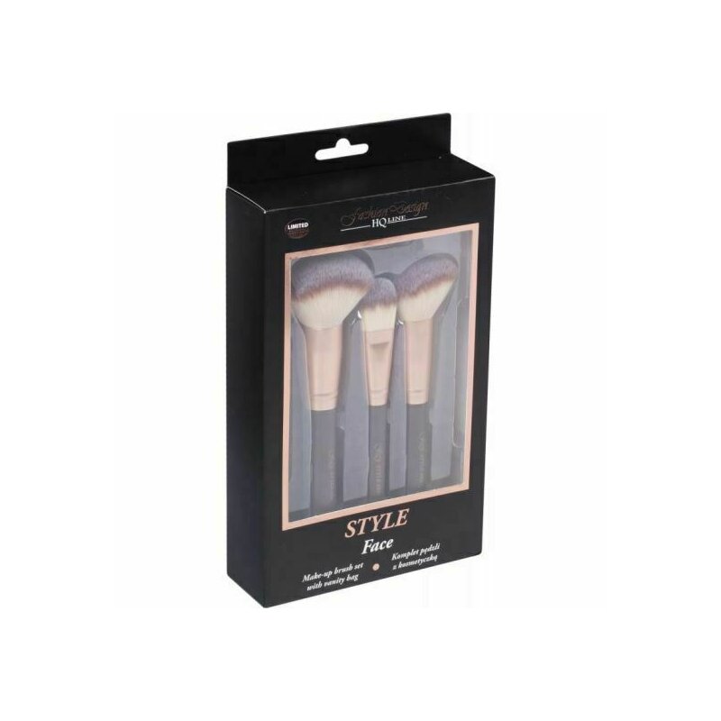 Top choice - set 3 pensule machiaj si borseta style 38327