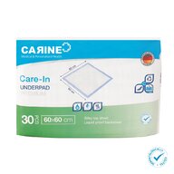 Carine - Set 30 buc aleze igienice premium  , 60x60 cm, absorbtie ridicata, testate dermatologic,...