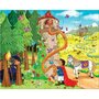 Haba - Puzzle din lemn In lumea basmelor , Puzzle Copii ,  4 in 1, Cu figurine, piese 60 - 2