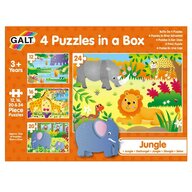 Set 4 puzzle-uri Jungla (12  16  20  24 piese)
