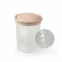 Set 4 recipiente, BabyOno, Pentru stocarea laptelui matern sau a hranei, 200 ml, Fara BPA, Contin capace, Transparent - 5