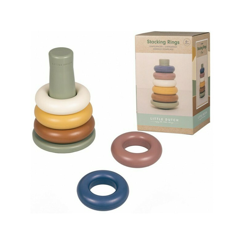 Set 5 inele de stivuire vintage little dutch