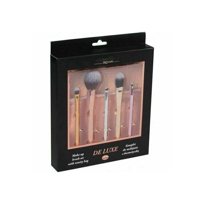 Set 5 pensule machiaj si gentuta depozitare de luxe top choice 38297
