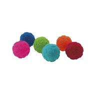 Set 6 mingiute colorate educative din cauciuc natural, 10 cm, Rubbabu
