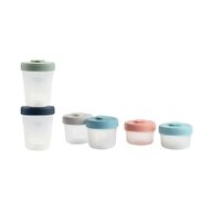 Beaba - Set recipiente 6 bucati, 2x90 ml, 2x150 ml, 2x250 ml
