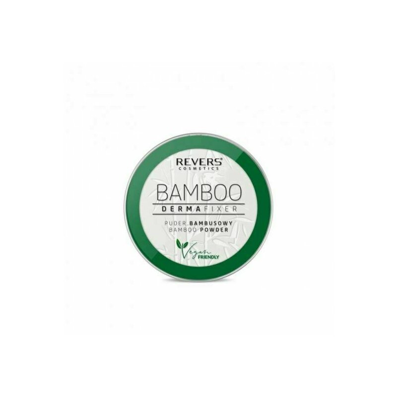Set 9 bucati pudra pulbere matifianta vegana bamboo derma fixer revers 10 g
