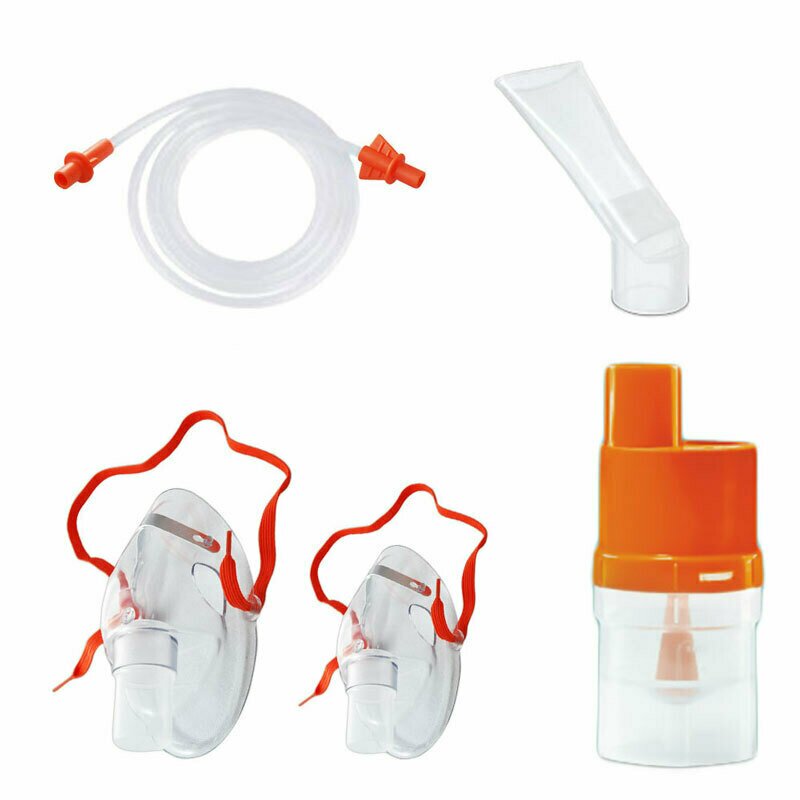 Redline - Set accesorii universale Orange pentru aparat de aerosoli nebulizator cu compresor