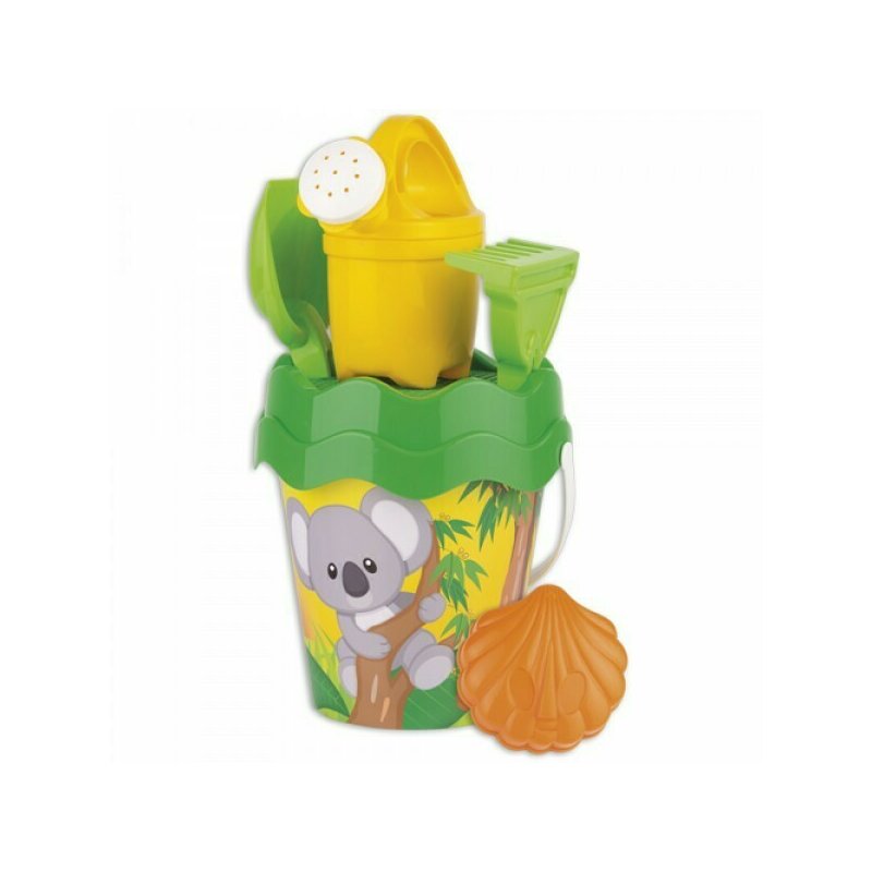 Androni giocattoli - set jucarii pentru nisip urs koala , cu accesorii, cu stropitoare, cu galetusa