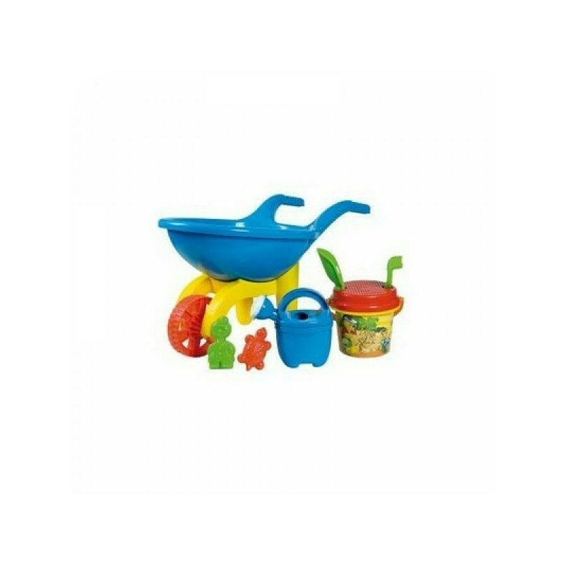 Androni giocattoli - set androni pentru nisip roaba cu galetusa stropitoare si accesorii poppy bear