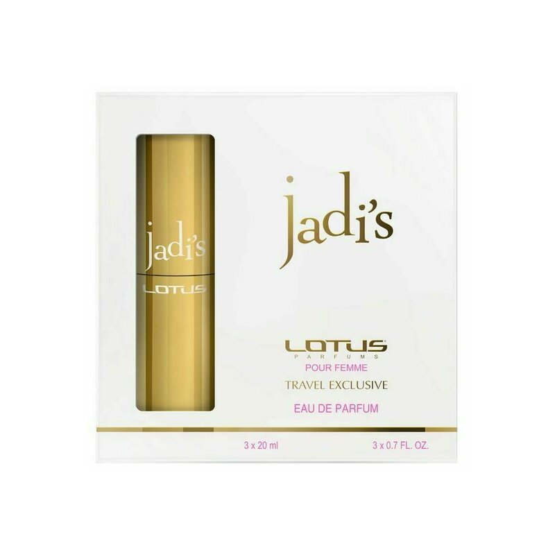 Set apa de parfum lotus, jadis, pentru femei, 3x20ml