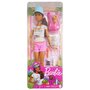 Set Barbie by Mattel Wellness and Fitness papusa cu figurina si accesorii GRN66 - 5