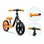 Bicicleta fara pedale, Lionelo, Alex, Usoara, Cu ghidon si sa reglabile, Greutate 3.3 Kg, Cu roti din spuma EVA, 12 inch, Portocaliu + Casca pentru copii, Reglabila 50-56 cm, Alb - 18
