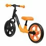 Bicicleta fara pedale, Lionelo, Alex, Usoara, Cu ghidon si sa reglabile, Greutate 3.3 Kg, Cu roti din spuma EVA, 12 inch, Portocaliu + Casca pentru copii, Reglabila 50-56 cm, Bej - 11
