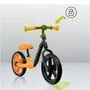 Bicicleta fara pedale, Lionelo, Alex, Usoara, Cu ghidon si sa reglabile, Greutate 3.3 Kg, Cu roti din spuma EVA, 12 inch, Portocaliu + Casca pentru copii, Reglabila 50-56 cm, Bej - 22