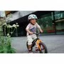 Bicicleta fara pedale, Lionelo, Alex, Usoara, Cu ghidon si sa reglabile, Greutate 3.3 Kg, Cu roti din spuma EVA, 12 inch, Portocaliu + Casca pentru copii, Reglabila 50-56 cm, Bej - 44