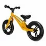 Bicicleta fara pedale, Lionelo, Bart, Usoara, Cu cadru din magneziu, Cu ghidon si sa reglabile, Greutate 3 Kg, 12 inch, Auriu + Casca pentru copii, Reglabila 50-56 cm, Alb - 7