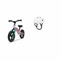 Bicicleta fara pedale, Lionelo, Bart Tour, Usoara, Cu cadru din magneziu, 3.3 Kg, 12 inch, Bubblegum + Casca pentru copii, Reglabila 50-56 cm, Alb - 2