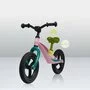 Bicicleta fara pedale, Lionelo, Bart Tour, Usoara, Cu cadru din magneziu, 3.3 Kg, 12 inch, Bubblegum + Casca pentru copii, Reglabila 50-56 cm, Bej - 18