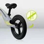 Bicicleta fara pedale, Lionelo, Bart Tour, Usoara, Cu cadru din magneziu, 3.3 Kg, 12 inch, Gri + Casca pentru copii, Reglabila 50-56 cm, Alb - 19