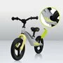 Bicicleta fara pedale, Lionelo, Bart Tour, Usoara, Cu cadru din magneziu, 3.3 Kg, 12 inch, Gri + Casca pentru copii, Reglabila 50-56 cm, Alb - 23