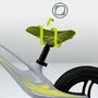 Bicicleta fara pedale, Lionelo, Bart Tour, Usoara, Cu cadru din magneziu, 3.3 Kg, 12 inch, Gri + Casca pentru copii, Reglabila 50-56 cm, Alb - 24