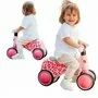 Bicicleta fara pedale, Lionelo, Sammy, Cu 4 roti, Din spuma EVA, Stabila, Manere moi, antiderapante, 12- 36 luni, Greutate maxima suportata 25 kg + Casca pentru copii, Reglabila 50-56 cm, Roz - 17