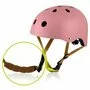 Bicicleta fara pedale, Lionelo, Sammy, Cu 4 roti, Din spuma EVA, Stabila, Manere moi, antiderapante, 12- 36 luni, Greutate maxima suportata 25 kg + Casca pentru copii, Reglabila 50-56 cm, Roz - 50