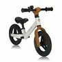Bicicleta fara pedale, Lionelo, Toni, Cu ghidon si sa reglabile, Ultra usoara, 2.8 Kg, 18 luni+, Sustine 30 kg, Bej + Casca pentru copii, Reglabila 50-56 cm, Bej - 5