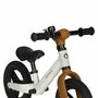 Bicicleta fara pedale, Lionelo, Toni, Cu ghidon si sa reglabile, Ultra usoara, 2.8 Kg, 18 luni+, Sustine 30 kg, Bej + Casca pentru copii, Reglabila 50-56 cm, Bej - 11