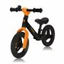 Bicicleta fara pedale, Lionelo, Toni, Cu ghidon si sa reglabile, Ultra usoara, 2.8 Kg, 18 luni+, Sustine 30 kg, Portocaliu + Casca pentru copii, Reglabila 50-56 cm, Bej - 3