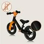 Bicicleta fara pedale, Lionelo, Toni, Cu ghidon si sa reglabile, Ultra usoara, 2.8 Kg, 18 luni+, Sustine 30 kg, Portocaliu + Casca pentru copii, Reglabila 50-56 cm, Bej - 19
