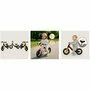 Bicicleta fara pedale, Lionelo, Toni, Cu ghidon si sa reglabile, Ultra usoara, 2.8 Kg, 18 luni+, Sustine 30 kg, Portocaliu + Casca pentru copii, Reglabila 50-56 cm, Bej - 24